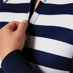 2023 Helly Hansen Womens Waterwear 1.5mm Long Sleeve Wetsuit 34344 - Navy Stripe